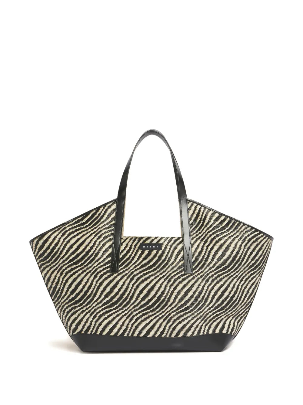 Marni Raffia Effect Shoulder Bag