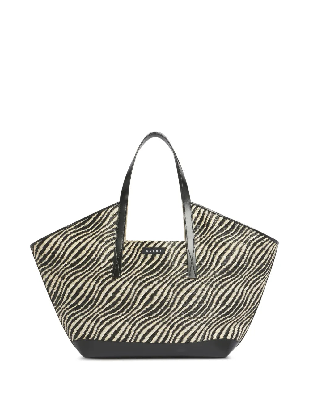 Marni Raffia Effect Shoulder Bag