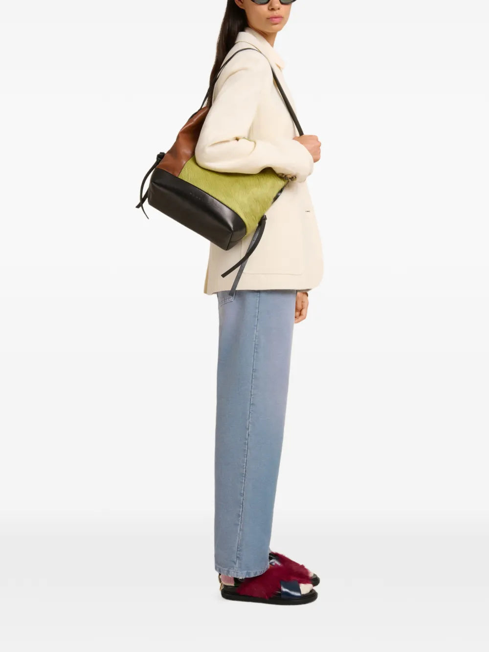 Marni Colour Block Shoulder Bag
