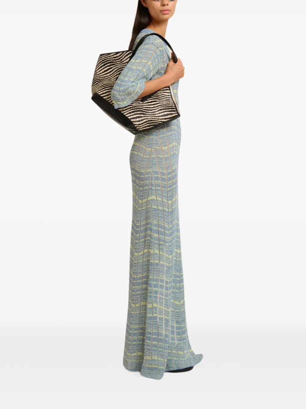 Marni Two Tone Waves Shoulder Bag