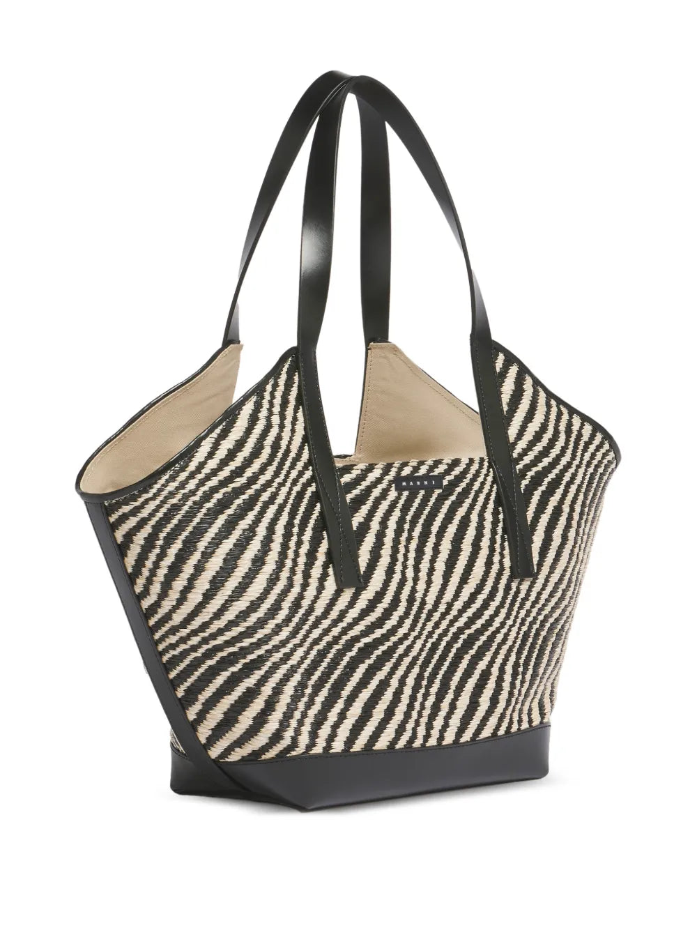 Marni Two Tone Waves Shoulder Bag