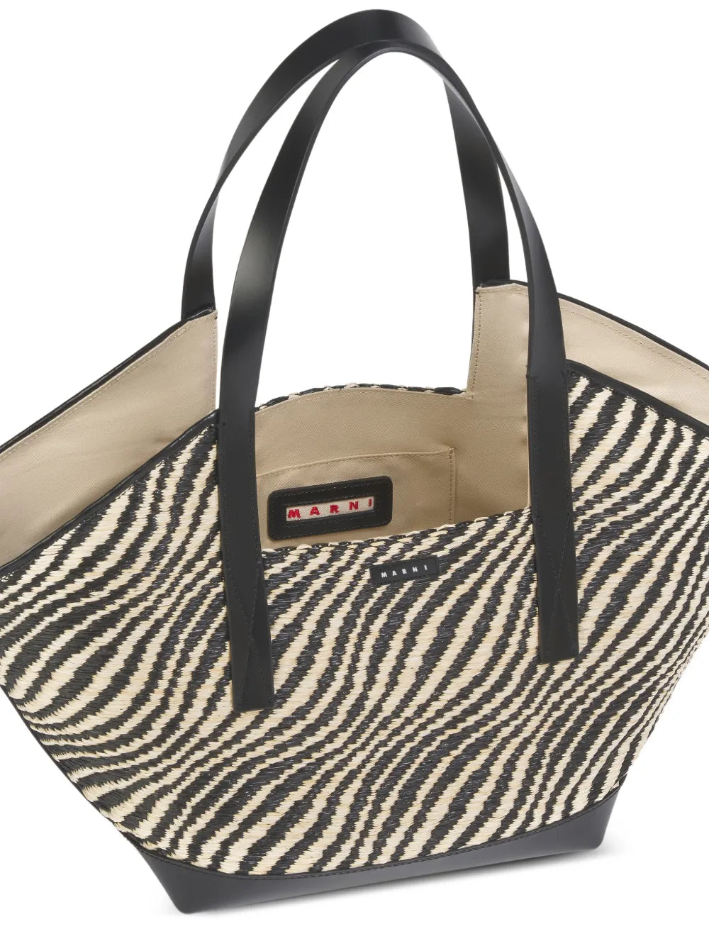 Marni Two Tone Waves Shoulder Bag