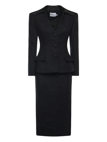Self Portrait Long Sleeve Midi Dress