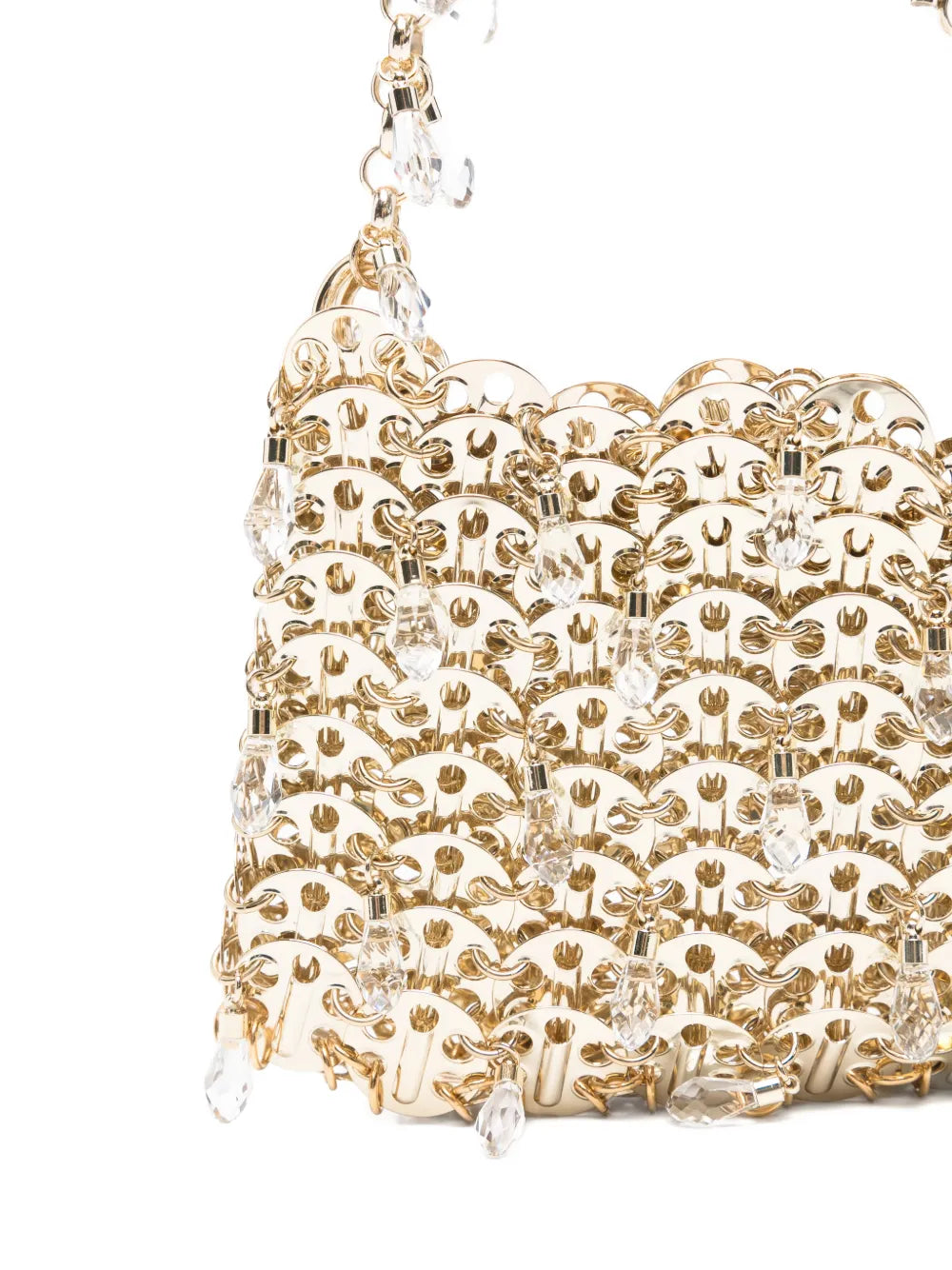 Rabanne Crystal Embellished Chain Shoulder Bag