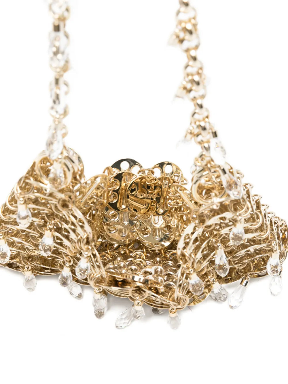 Rabanne Crystal Embellished Chain Shoulder Bag
