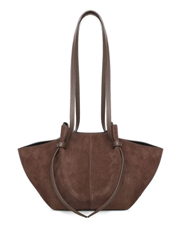 Yuzefi Large Mochi Suede Knot Shoulder Bag