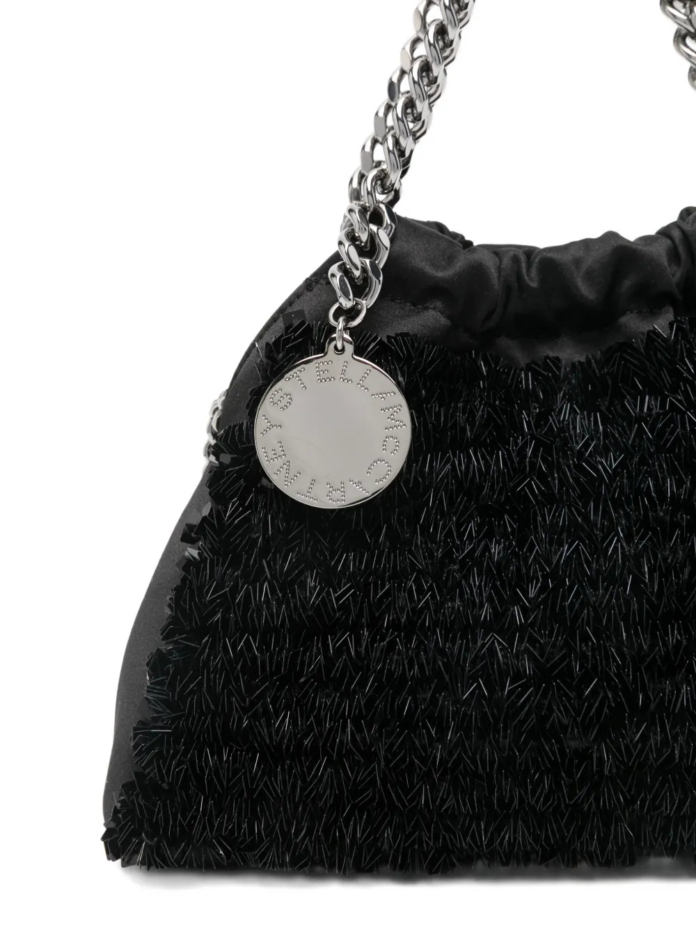 Stella Mccartney Mini Falabella Beaded Chain Strap Shoulder Bag