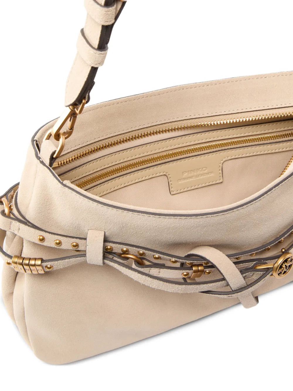Pinko Studded Shoulder Bag