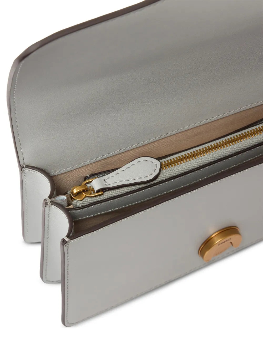 Pinko Small Love One Stud Embellished Shoulder Bag