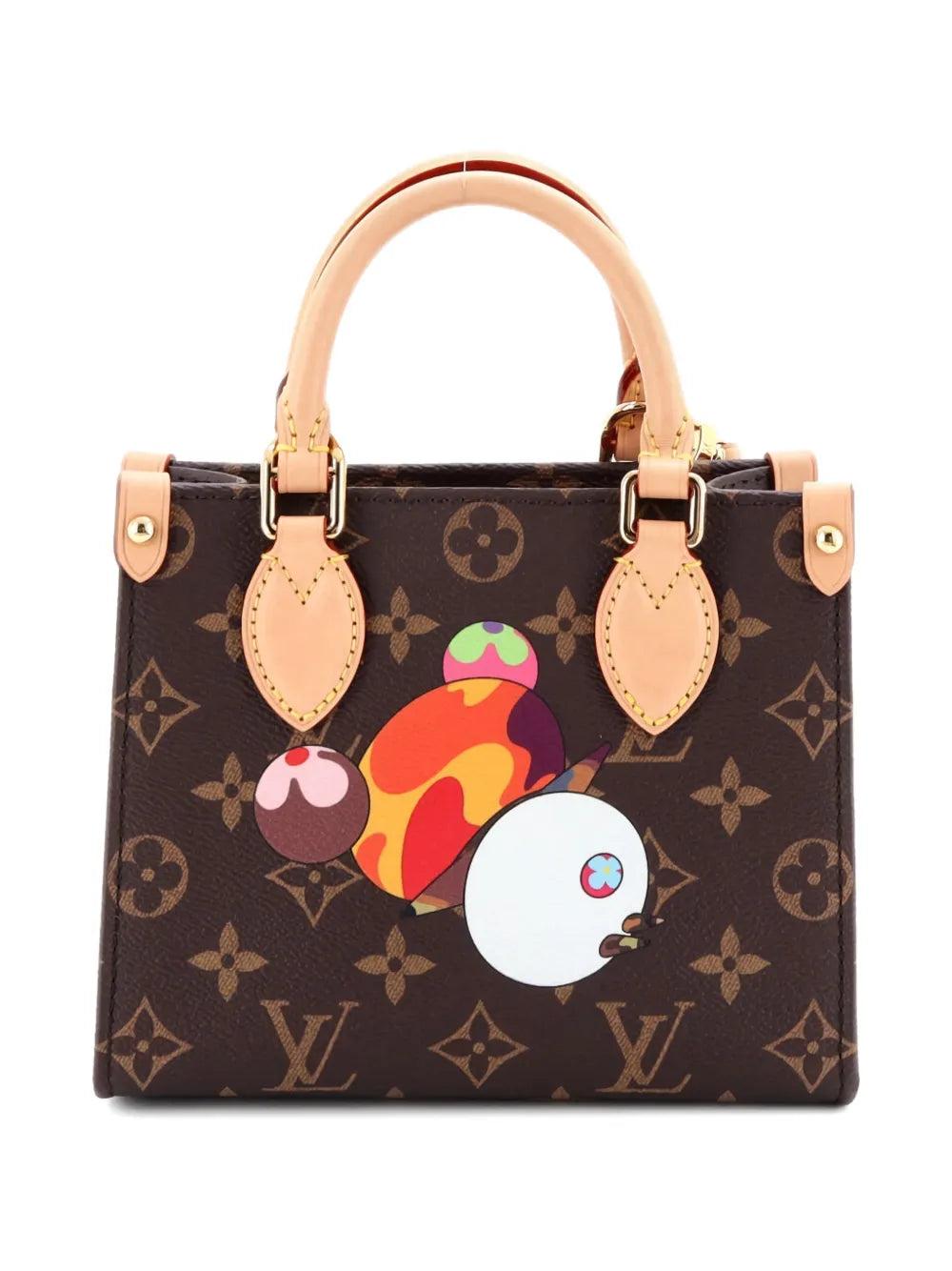 Louis Vuitton Pre Owned X Takashi Murakami Onthego Tote Limited Edition Monogram Panda Bb Shoulder Bag