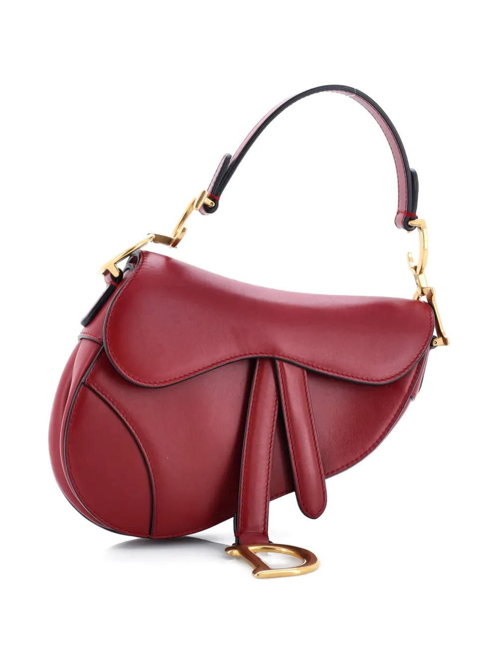 Christian Dior Pre Owned Saddle Handbag Leather Mini Shoulder Bag