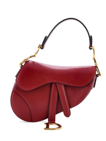 Christian Dior Pre Owned Saddle Handbag Leather Mini Shoulder Bag