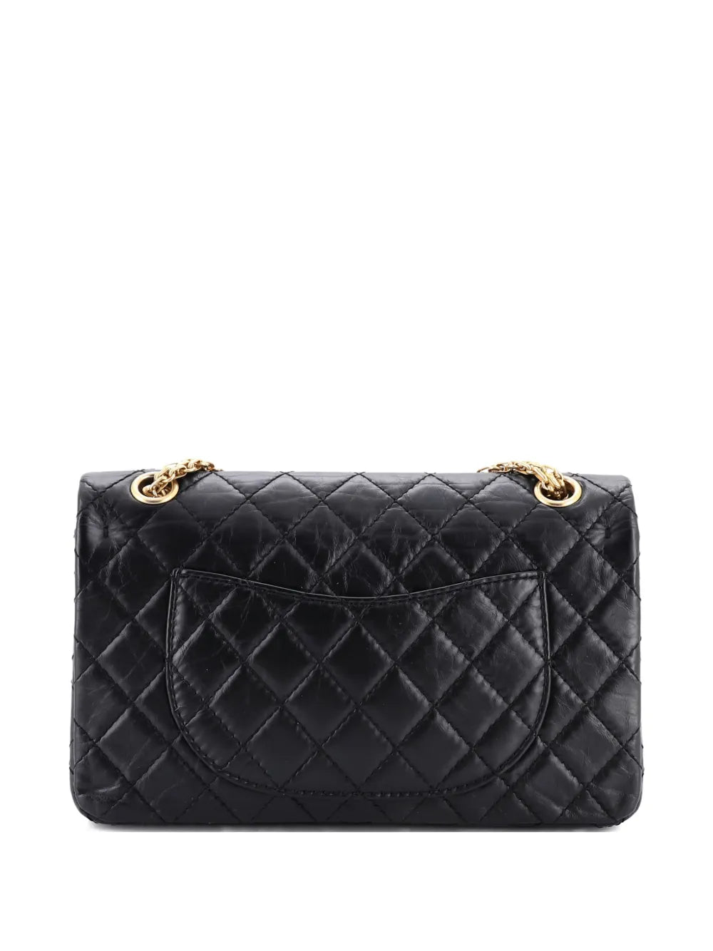 Chanel Pre Owned Lucky Charms Reissue 255 Flap Bag Quilted Aged Calfskin 225 Shoulder Bag