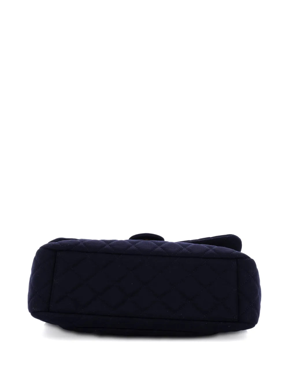 Chanel Pre Owned Xxl Travel Flap Bag Quilted Jersey Small Shoulder Bag