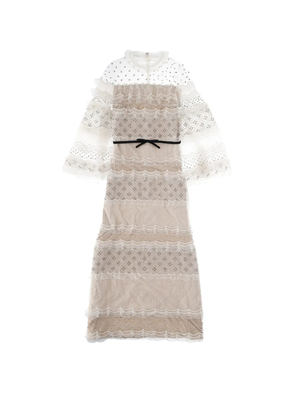 Valentino Garavani Ruffled Embellished Dress
