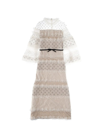 Valentino Garavani Ruffled Embellished Dress