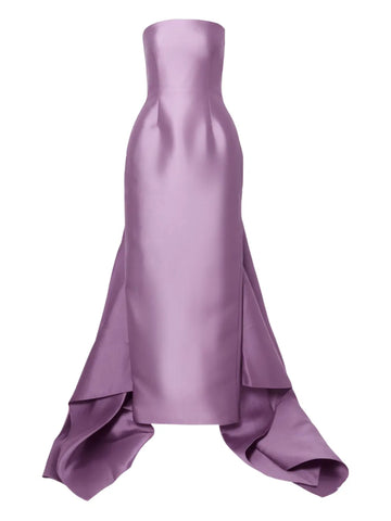 Solace London Imani Strapless Train Maxi Dress