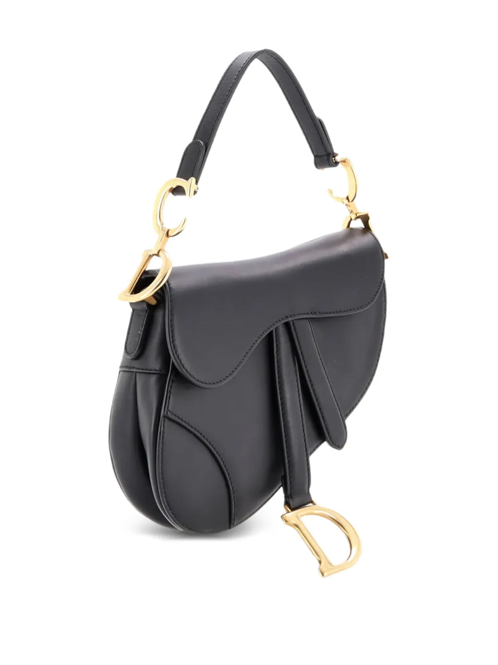 Christian Dior Pre Owned Saddle Handbag Leather Mini Shoulder Bag