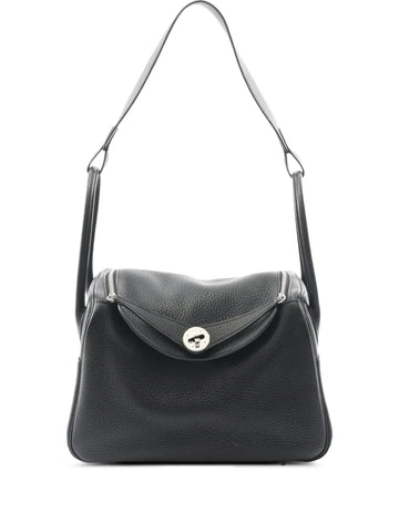 Hermes Pre Owned 2018 Taurillon Clemence Lindy 26 Shoulder Bag
