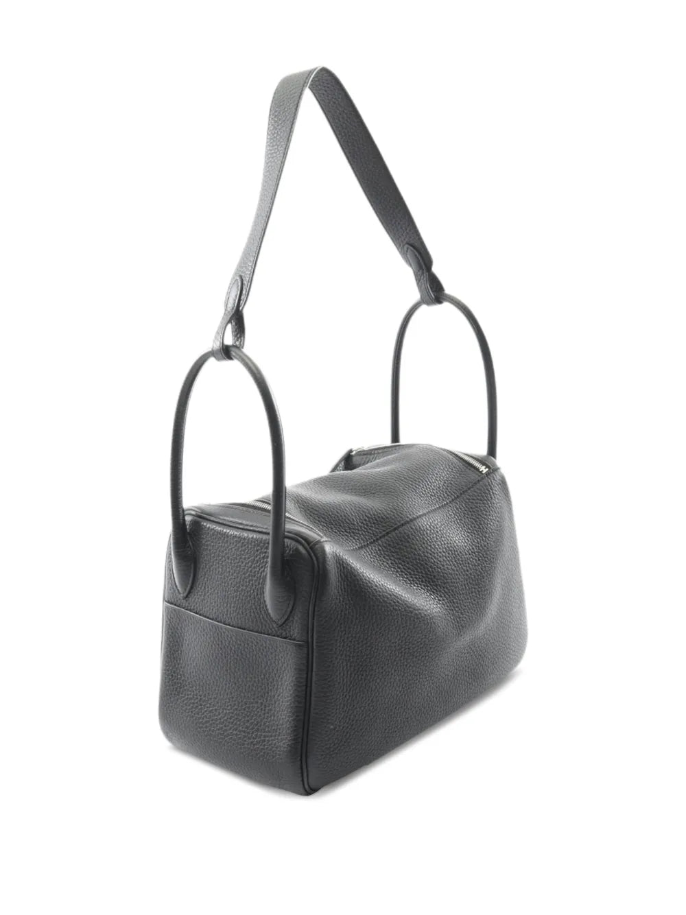 Hermes Pre Owned 2018 Taurillon Clemence Lindy 26 Shoulder Bag