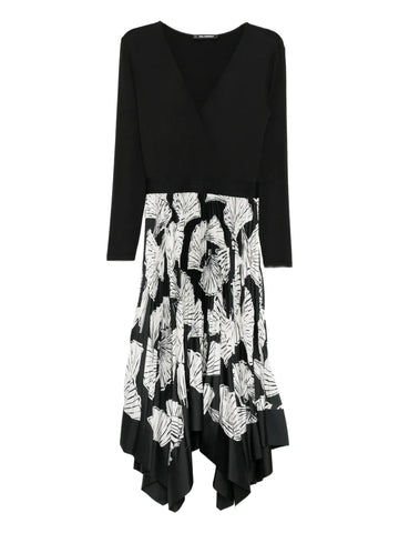 Karl Lagerfeld Floral Pleated Dress