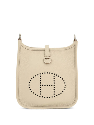 Hermes Pre Owned 2022 Mini Evelyne Perforated Shoulder Bag