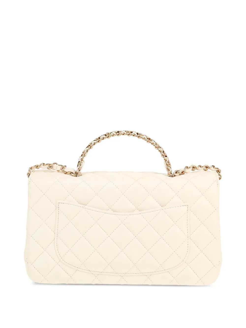 Chanel Pre Owned 2020S Quilted Top Handle Tote Bag