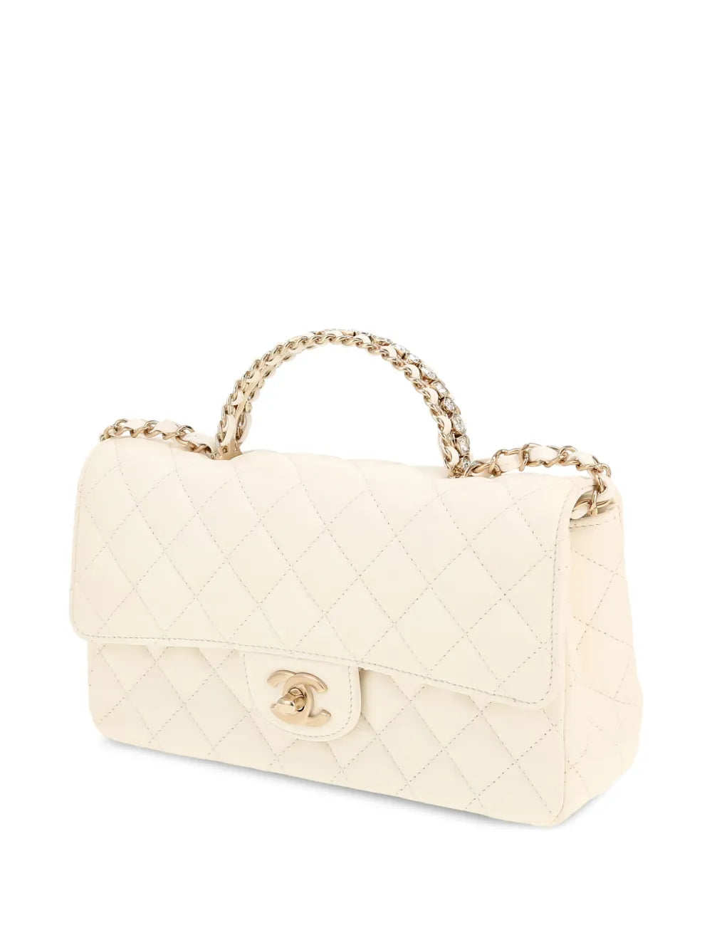 Chanel Pre Owned 2020S Quilted Top Handle Tote Bag