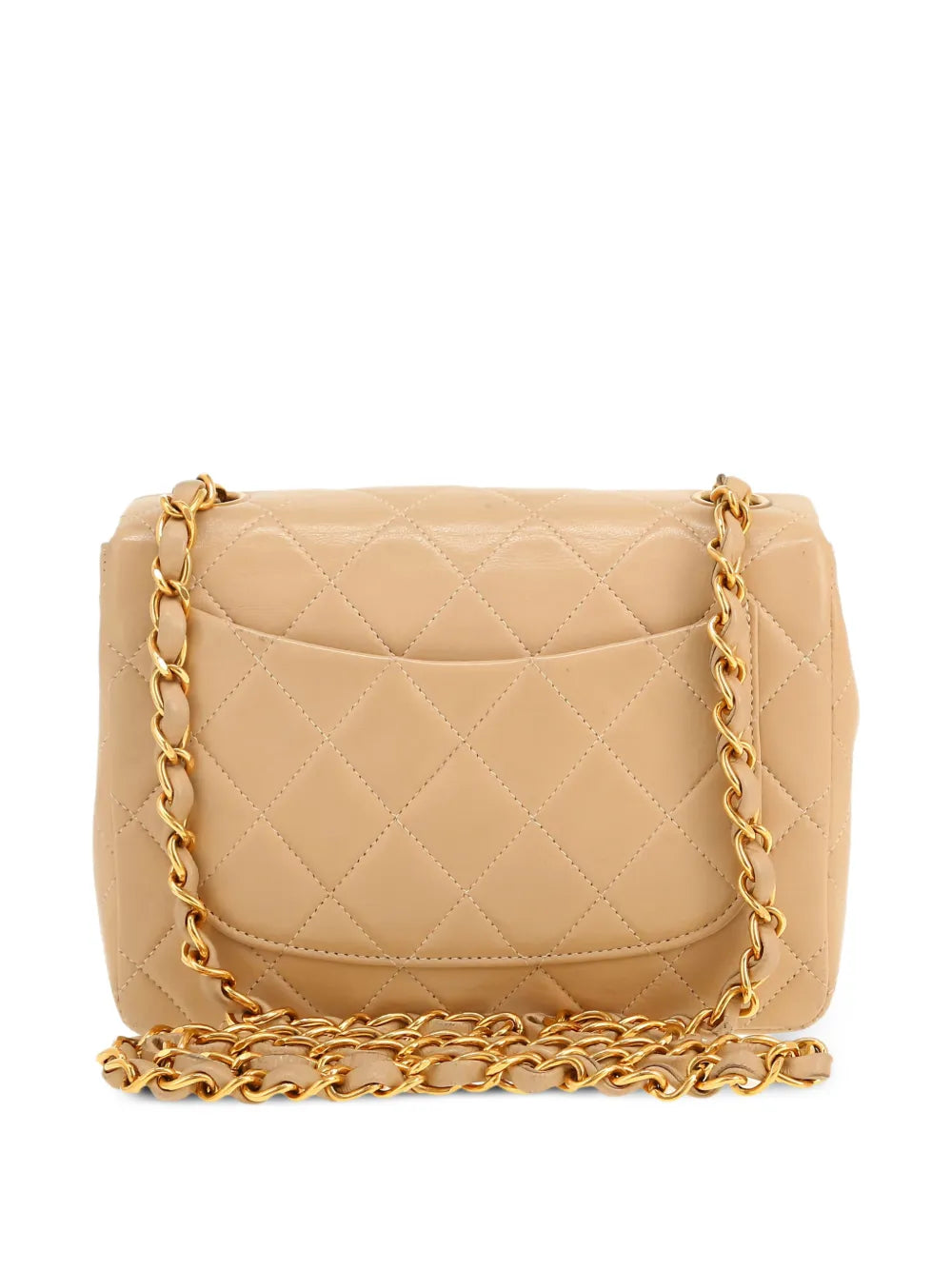 Chanel Pre Owned 1996 Mini Carre Quilted Shoulder Bag