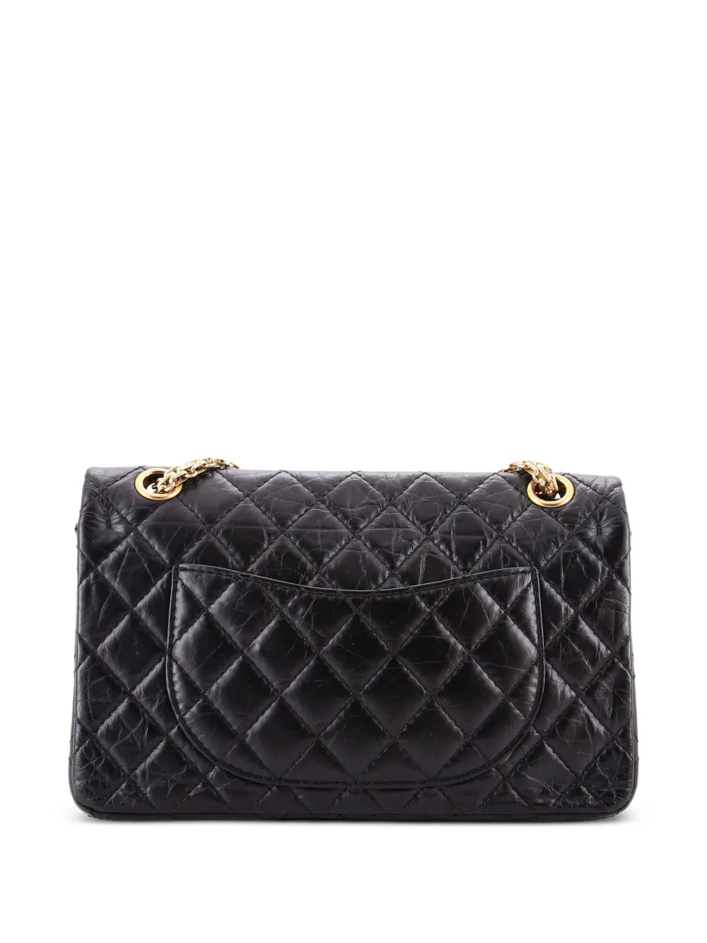 Chanel Pre Owned Lucky Charms Reissue 255 Flap Bag Quilted Aged Calfskin 225 Shoulder Bag