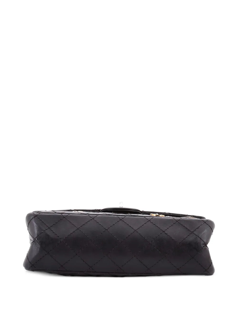 Chanel Pre Owned Lucky Charms Reissue 255 Flap Bag Quilted Aged Calfskin 225 Shoulder Bag