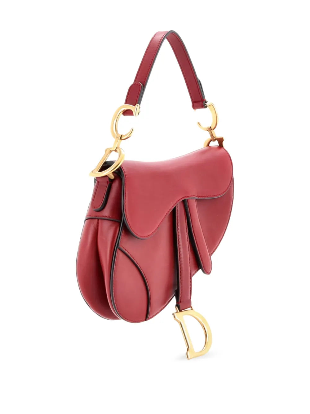 Christian Dior Pre Owned Saddle Handbag Leather Mini Shoulder Bag