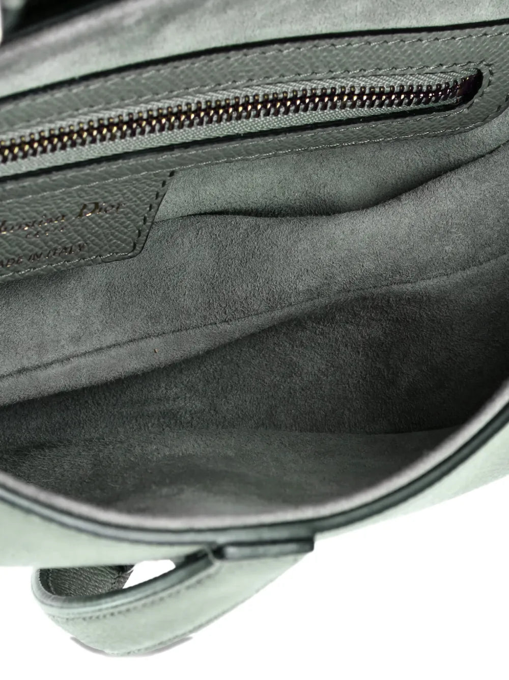 Christian Dior Pre Owned Saddle Handbag Leather Medium Shoulder Bag