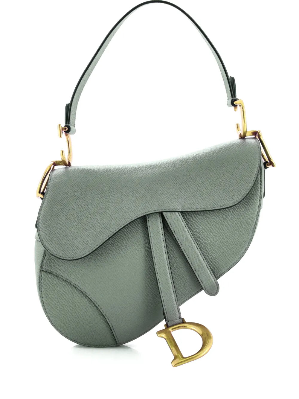 Christian Dior Pre Owned Saddle Handbag Leather Medium Shoulder Bag