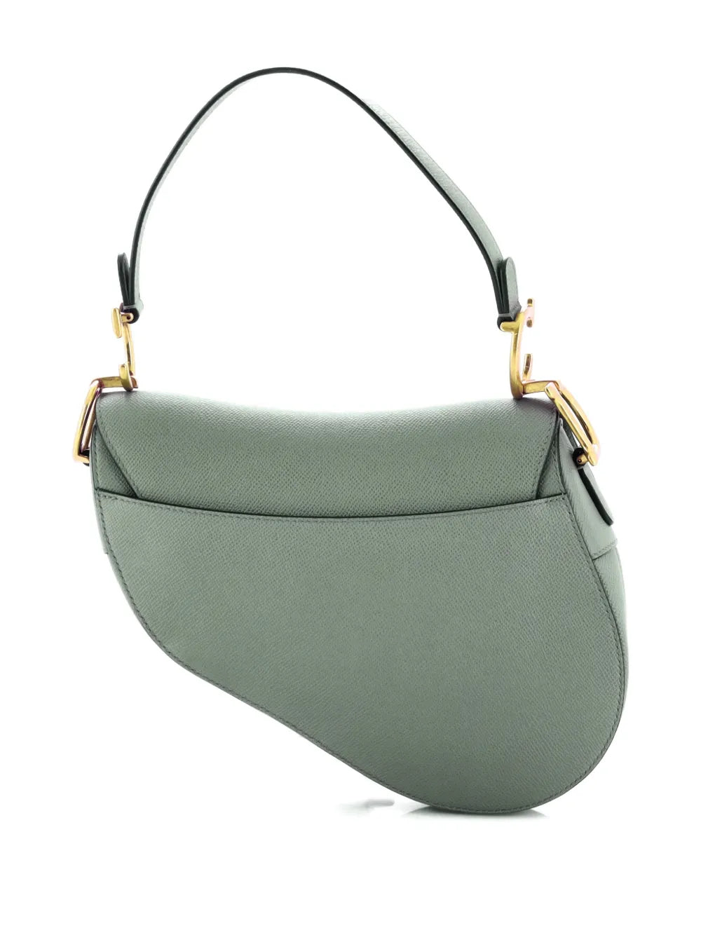Christian Dior Pre Owned Saddle Handbag Leather Medium Shoulder Bag