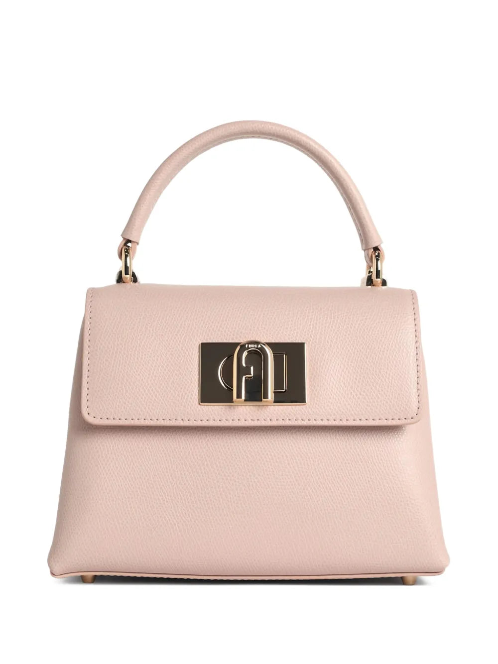 Furla Hammered Leather Shoulder Bag