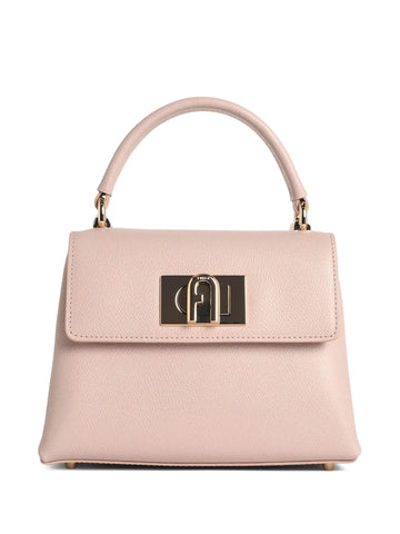 Furla Hammered Leather Shoulder Bag