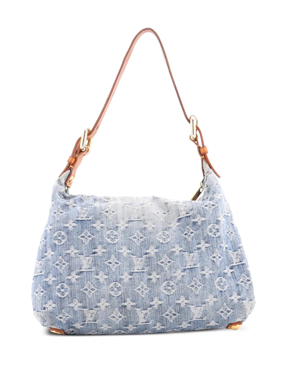Louis Vuitton Pre Owned Baggy Handbag Denim Pm Hobo Bag