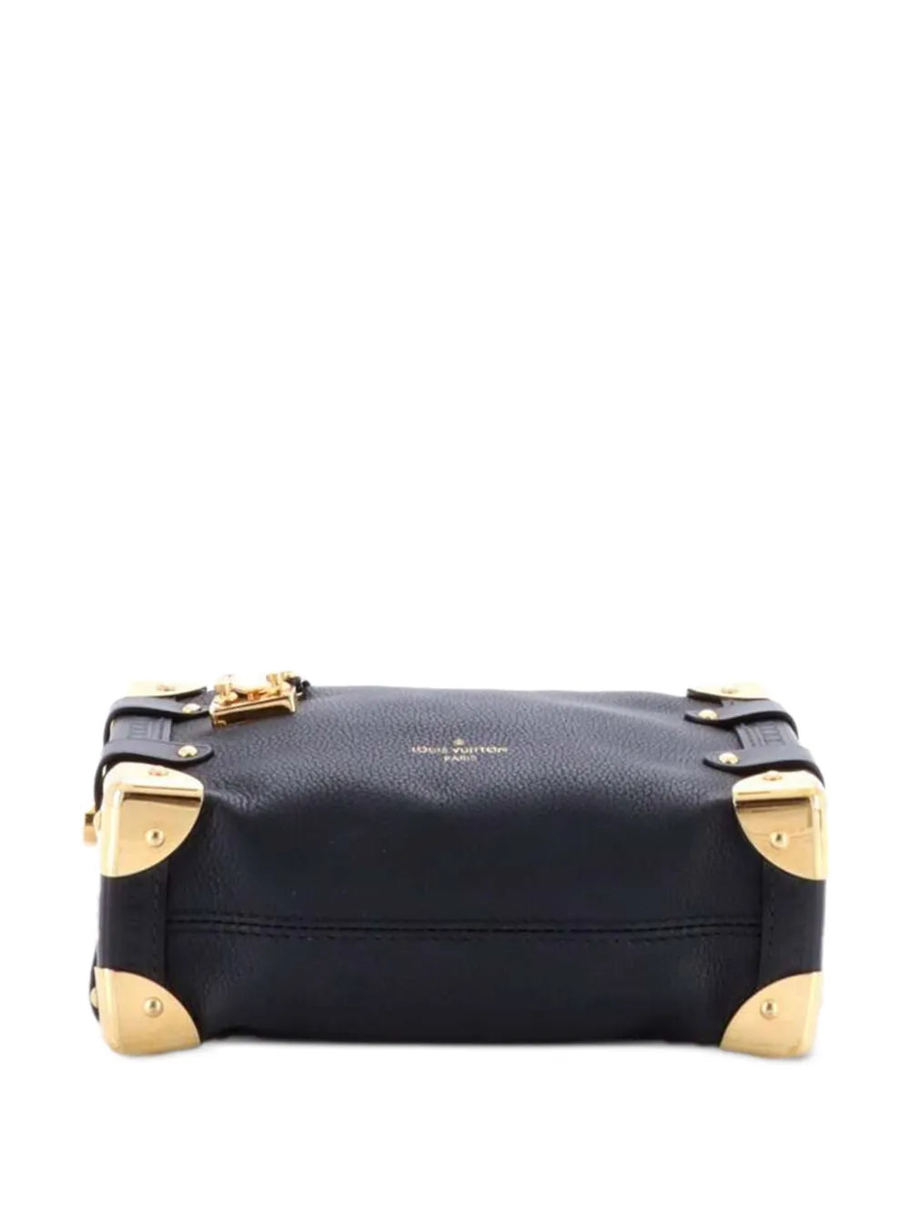 Louis Vuitton Pre Owned Side Trunk Handbag Taurillon Leather Pm Shoulder Bag