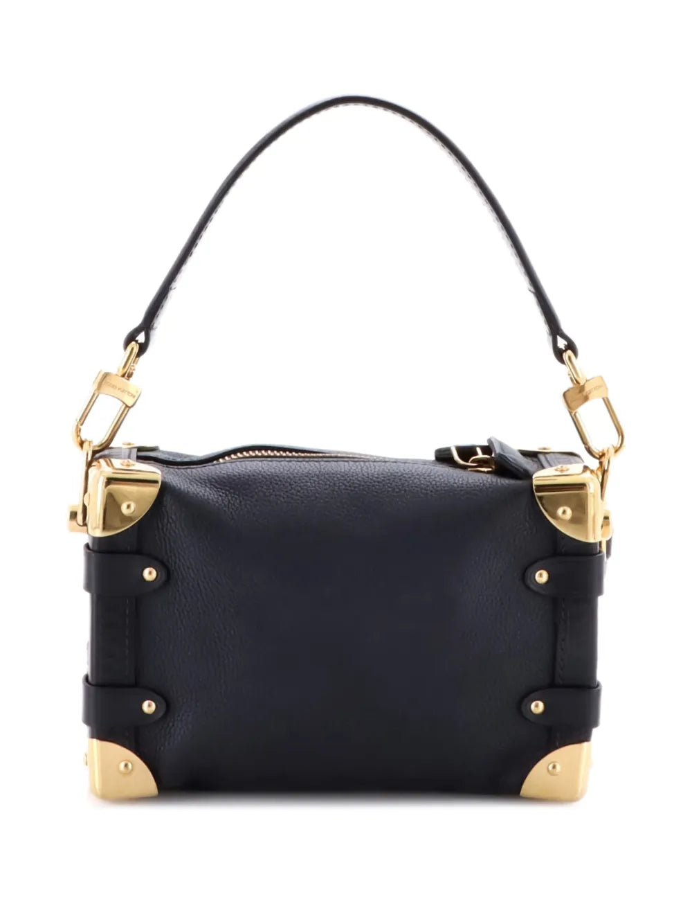 Louis Vuitton Pre Owned Side Trunk Handbag Taurillon Leather Pm Shoulder Bag