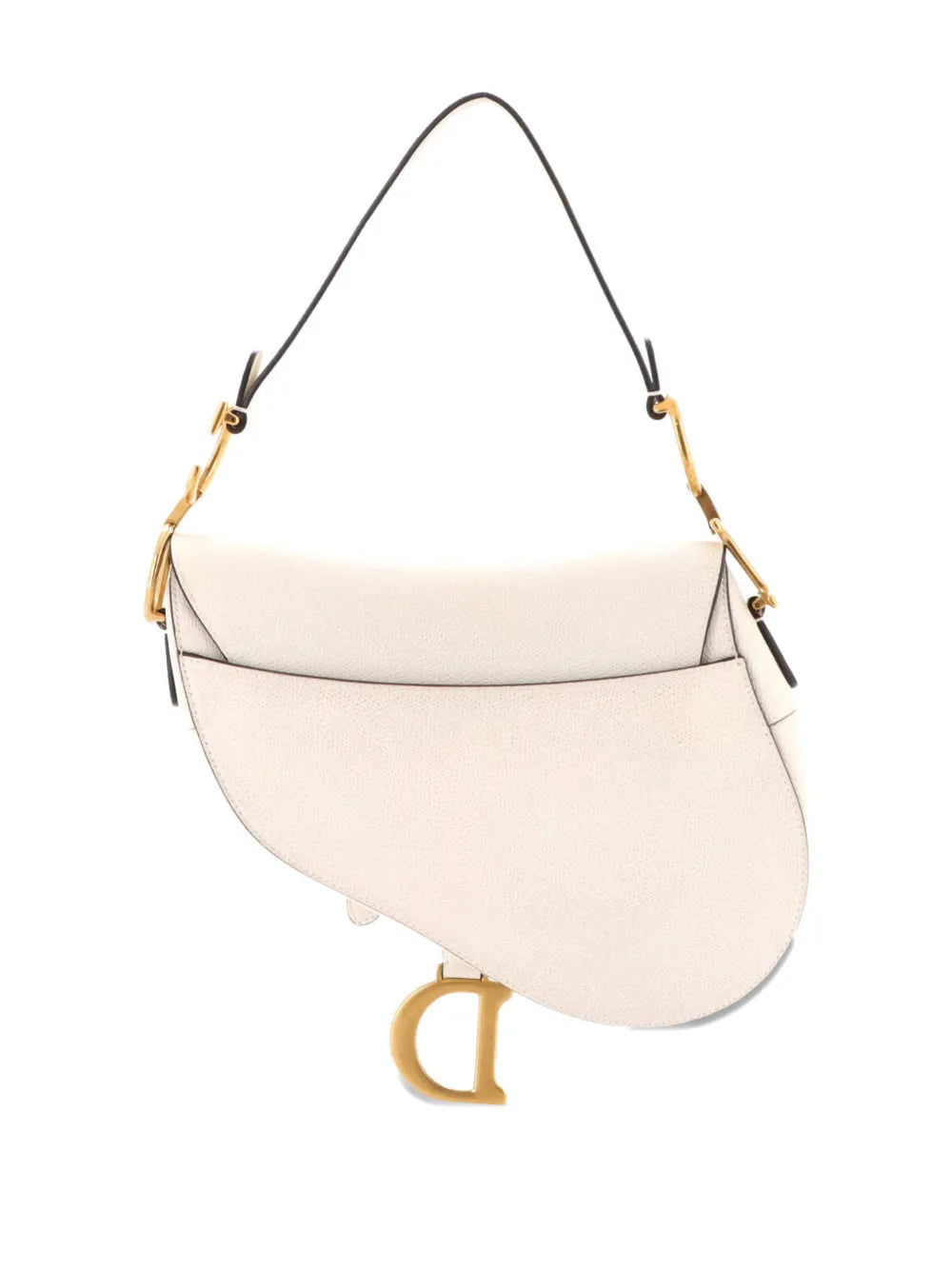 Christian Dior Pre Owned Saddle Handbag Leather Medium Shoulder Bag