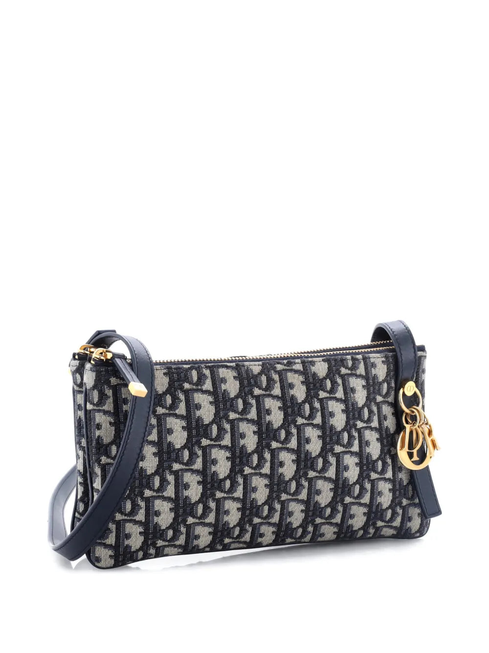 Christian Dior Pre Owned My Dior Duo Oblique Canvas Mini Shoulder Bag