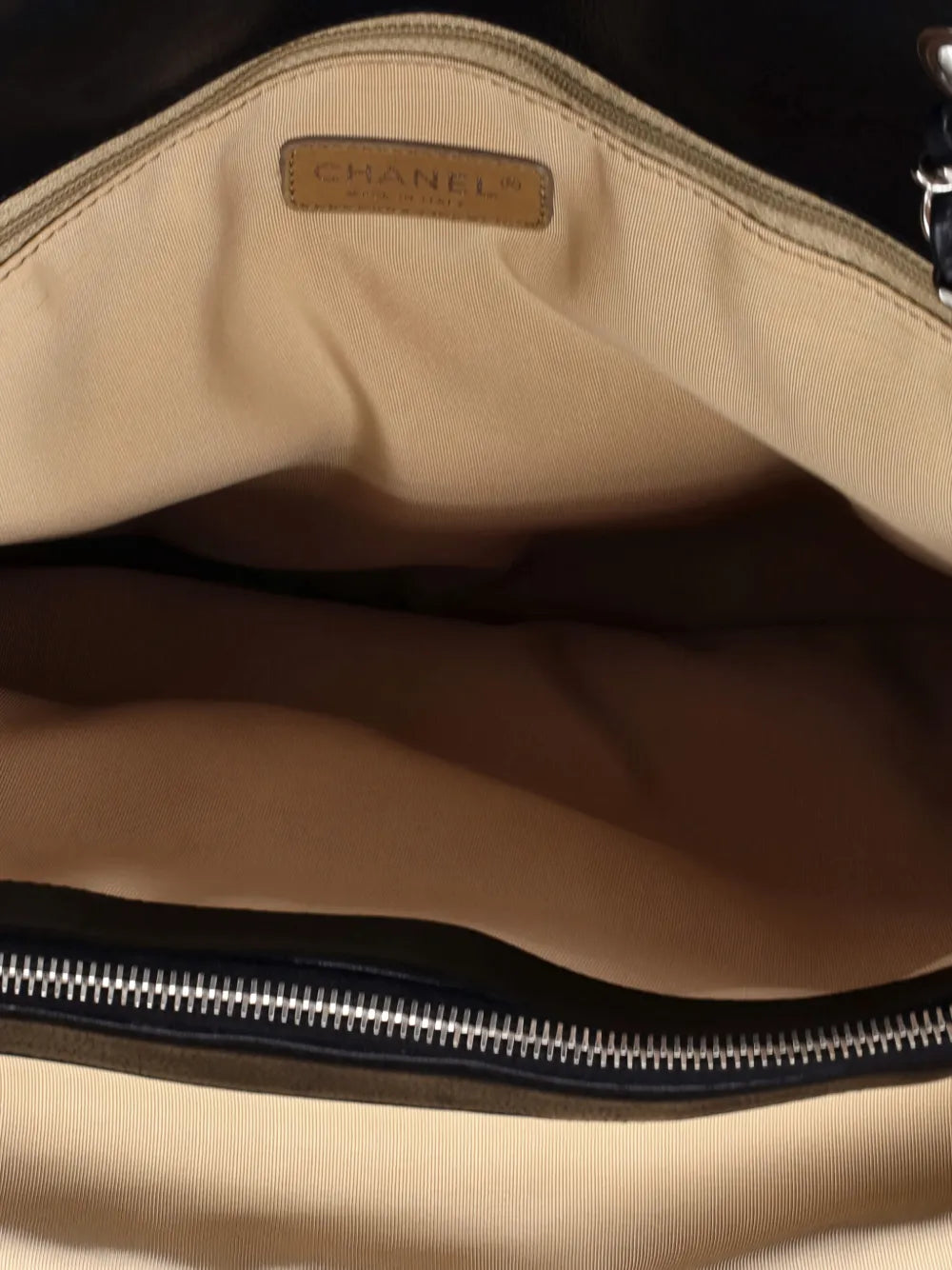 Chanel Pre Owned Timeless Classic Shopping Tote Quilted Caviar Xl Shoulder Bag