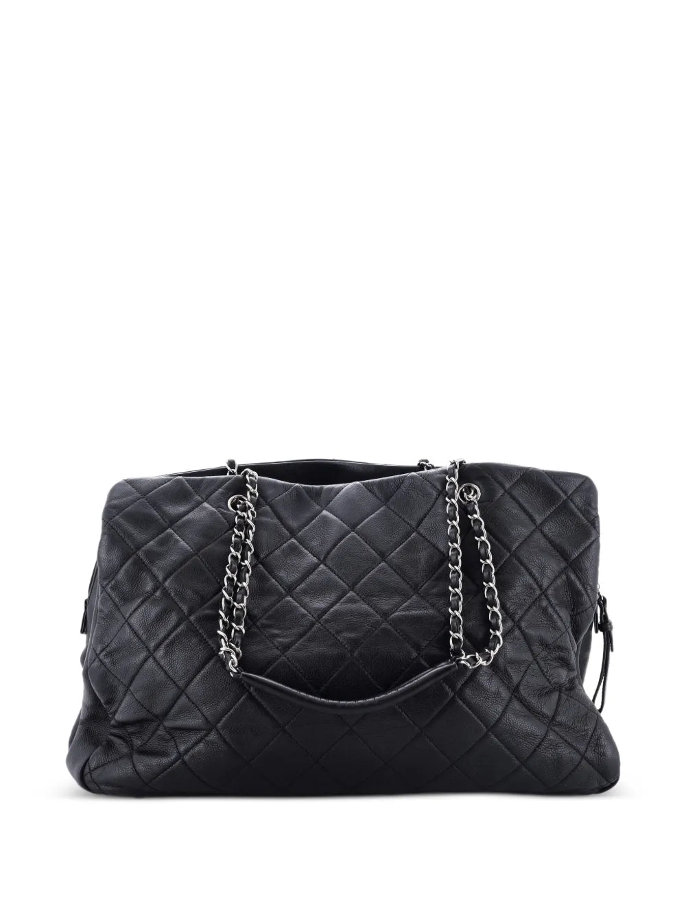 Chanel Pre Owned Timeless Classic Shopping Tote Quilted Caviar Xl Shoulder Bag