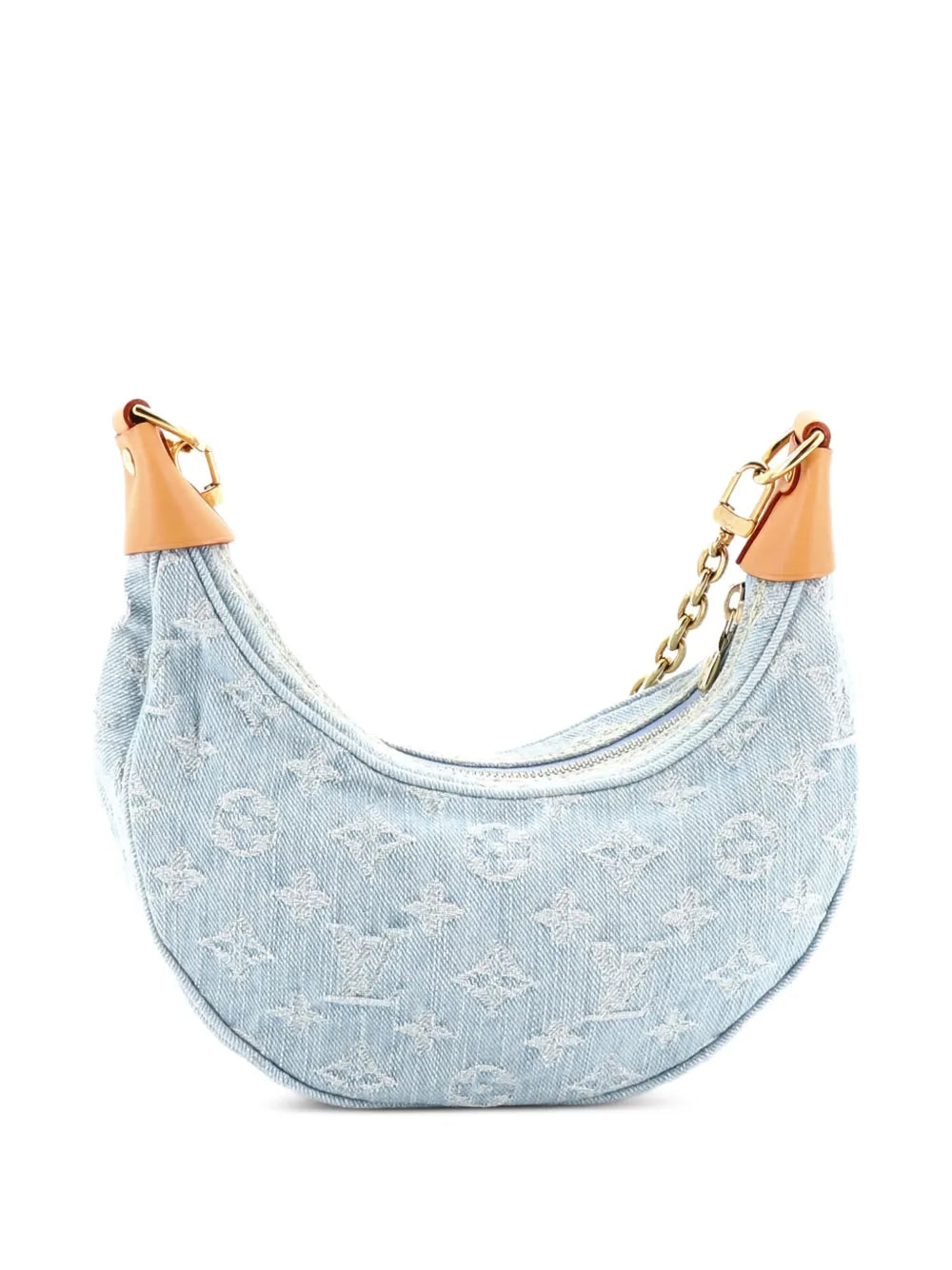 Louis Vuitton Pre Owned Loop Handbag Monogram Denim Hobo Bag