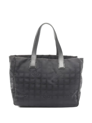 Chanel Pre Owned 2000 2002 Leather Travel Line Tote Bag