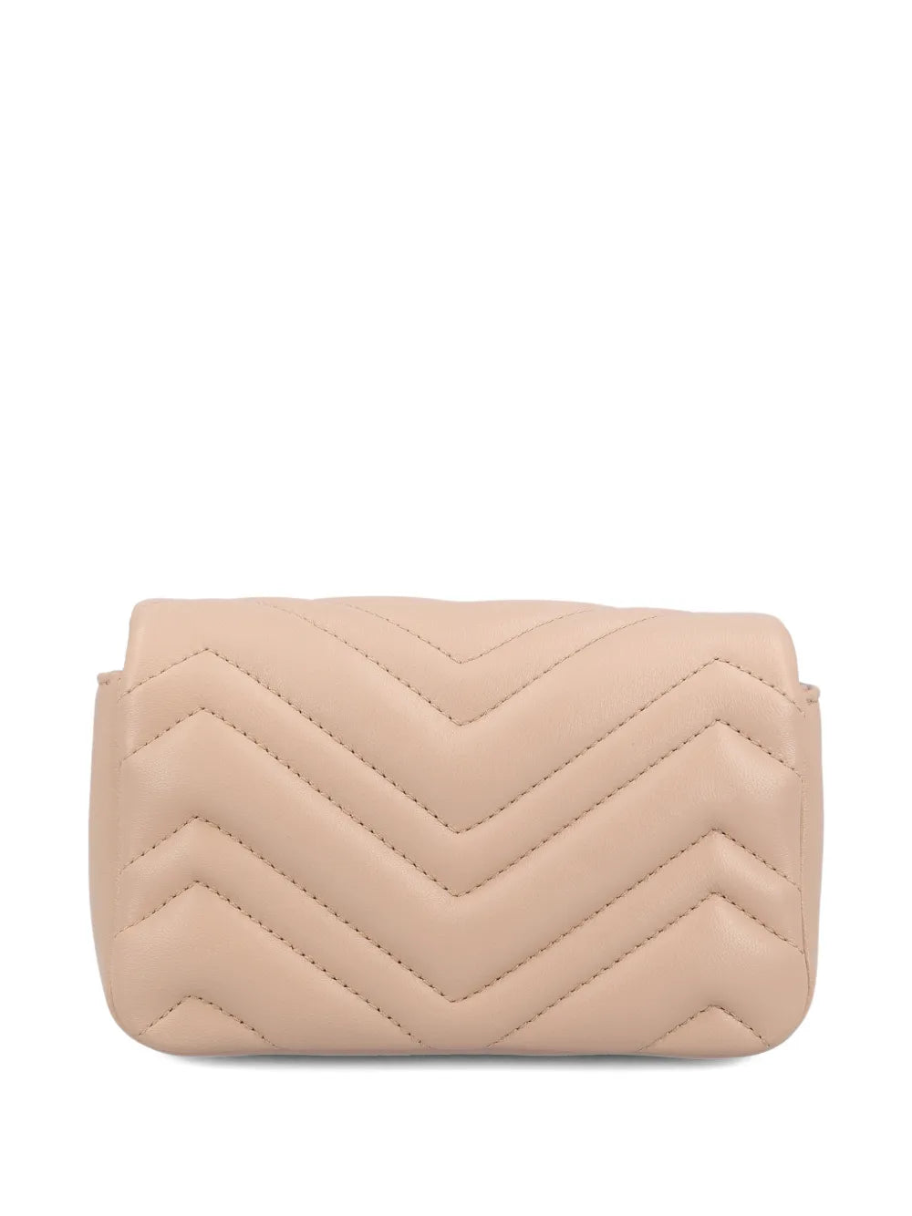 Gucci Chevron Logo Calfskin Shoulder Bag