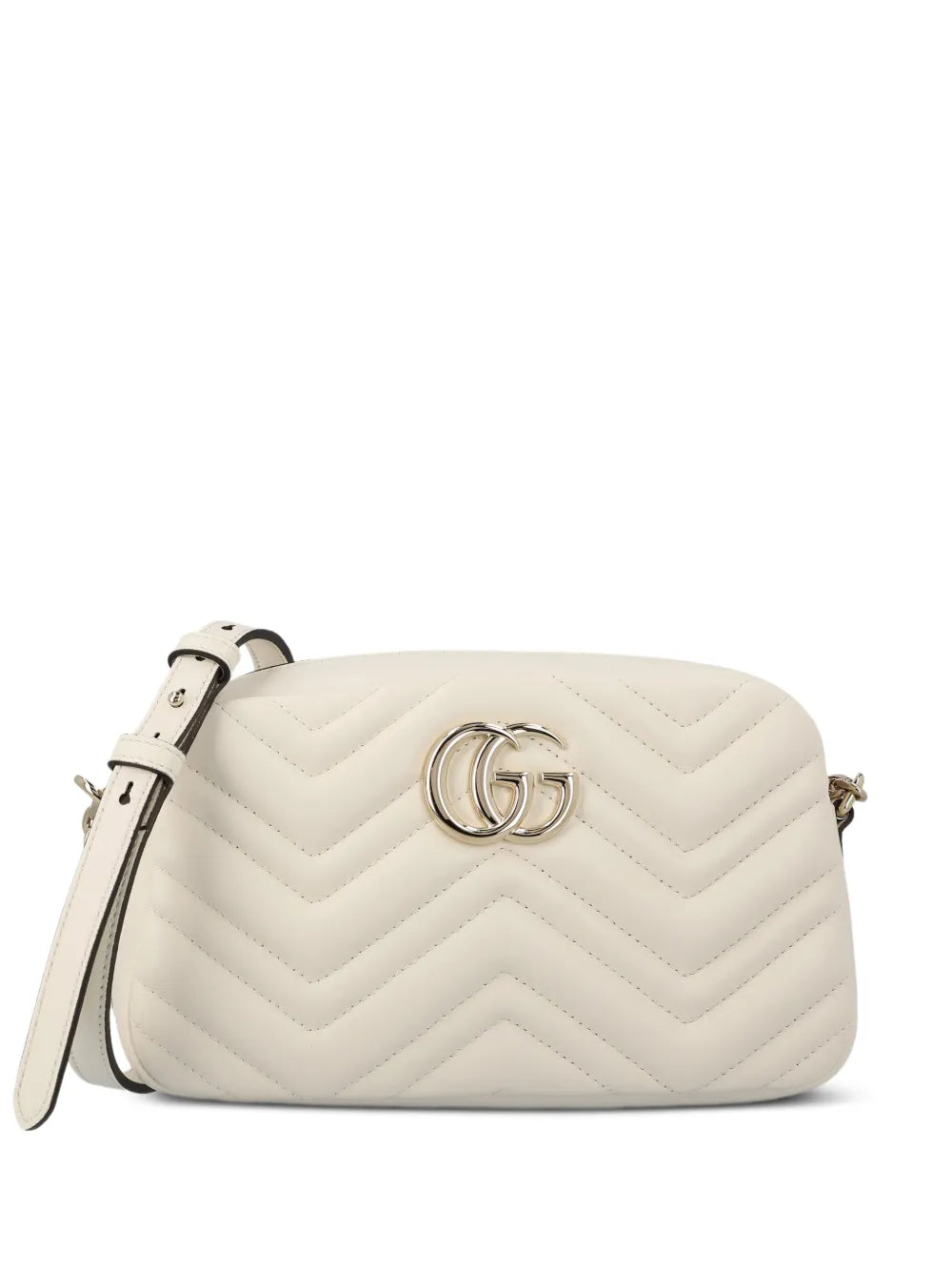 Gucci Small Gg Marmont Chevron Shoulder Bag