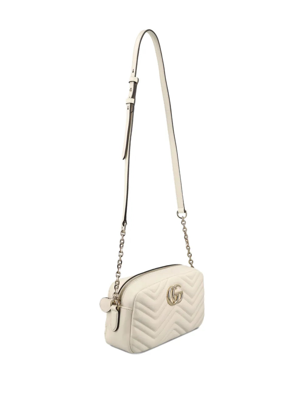 Gucci Small Gg Marmont Chevron Shoulder Bag