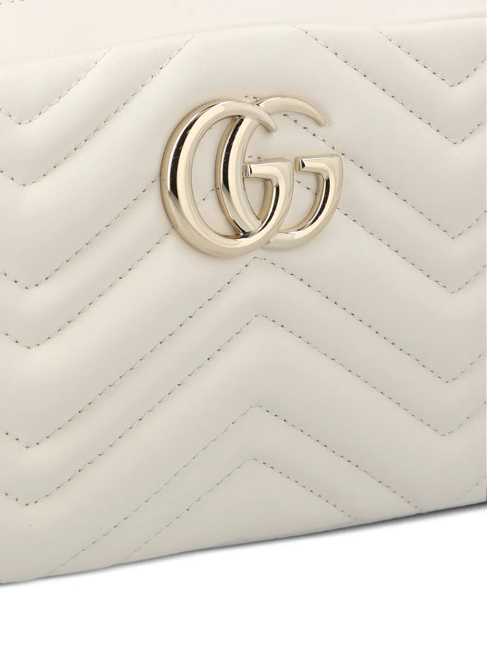 Gucci Small Gg Marmont Chevron Shoulder Bag